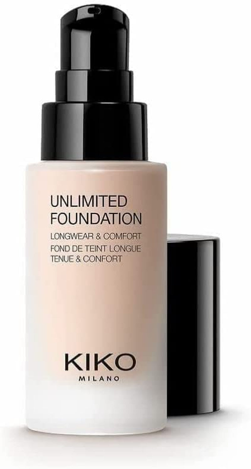 Kiko Milano Unlimited Foundation 1N | Long-Lasting Liquid Foundation