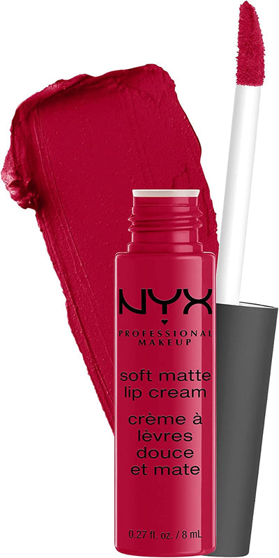 Soft Matte Lip Cream, Creamy and Matte Finish, Highly Pigmented Colour, Long Lasting, Vegan Formula, Shade: Monte Carlo