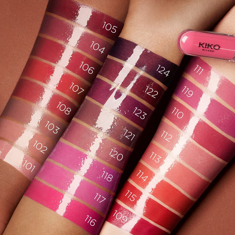 KIKO Milano Liquid Lipstick - Unlimited Double Touch 111 | Liquid Lipstick with a Bright Finish in a Two-Step Application. Lasts up to 12 Hours. No-Transfer Base Colour