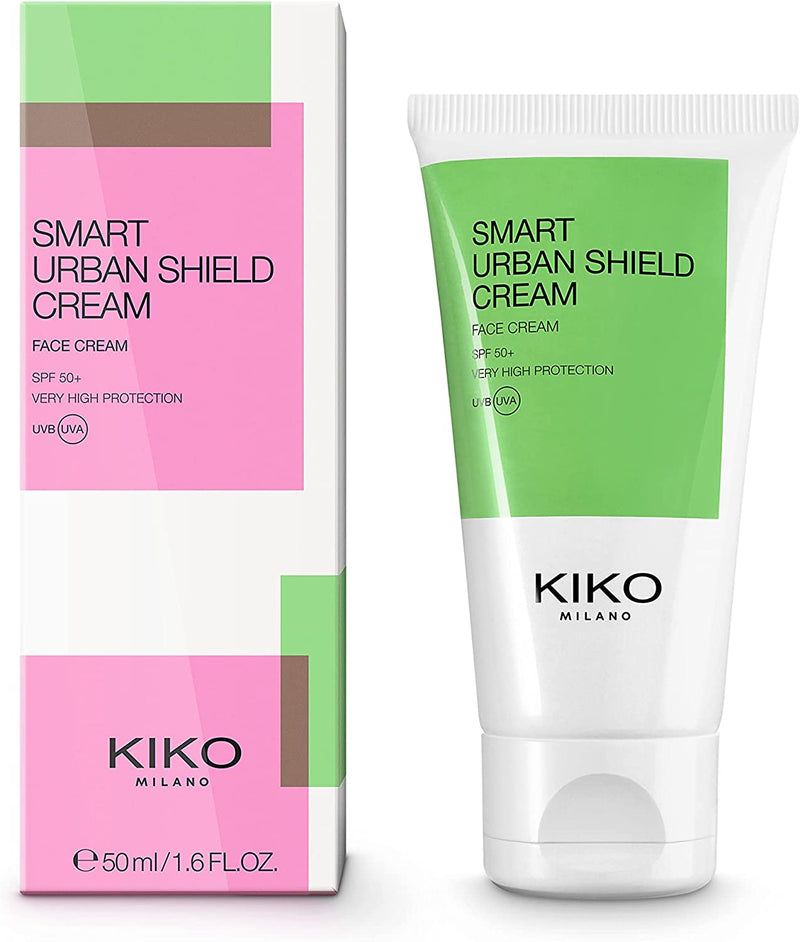 KIKO Milano Smart Urban Shield Cream Spf 50+ | Moisturising Day Cream with Spf 50+ and Uva