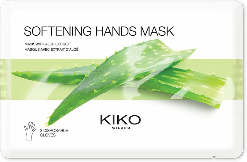 KIKO Milano Softening Hands Mask | Fabric Hand and Nail Masks with Aloe Extract