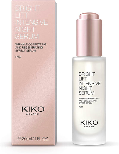 KIKO Milano Bright Lift Intensive Night Serum | Corrective Face Serum for Wrinkles with a Regenerating Effect