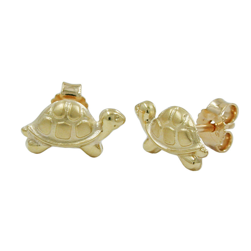 earrings turtles 9k gold - BeautyMax Elite