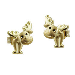 earrings elk 9k gold - BeautyMax Elite