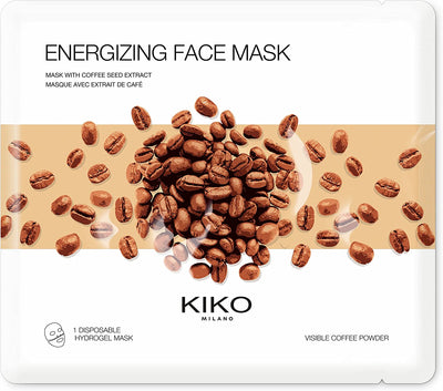 KIKO Milano Energizing Face Mask | Moisturising Hydrogel Face Mask with Coffee Extract