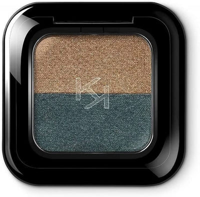 KIKO Milano Bright Duo Eyeshadow 15 | Duo Eyeshadow with Rich, Intense Colour Payoff