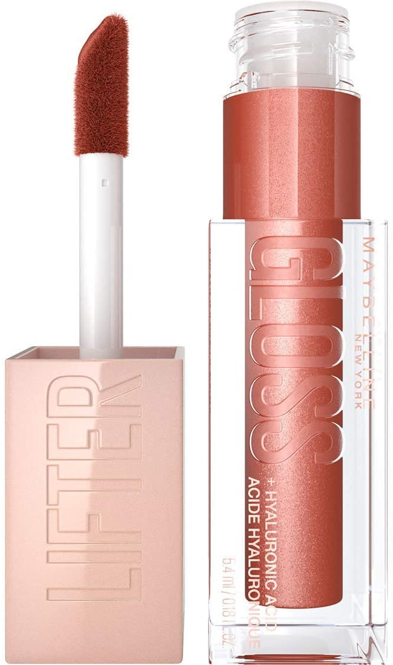 Maybelline New York Lifter Gloss, Plumping & Hydrating Lip Gloss with Hyaluronic Acid, 5.4 Ml, Shade: 009, Topaz