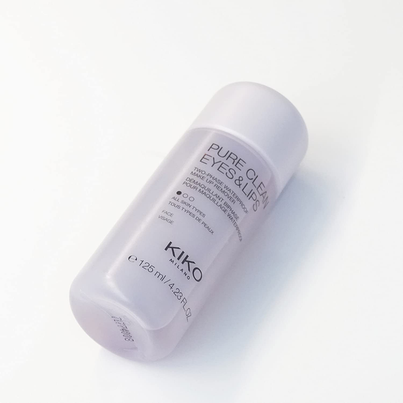 KIKO Milano Pure Clean Eyes & Lips | Two-Phase Makeup Remover for Eyes and Lips