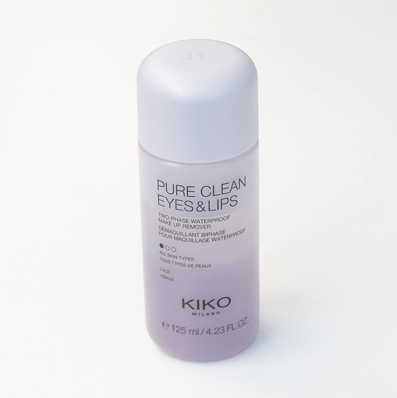KIKO Milano Pure Clean Eyes & Lips | Two-Phase Makeup Remover for Eyes and Lips