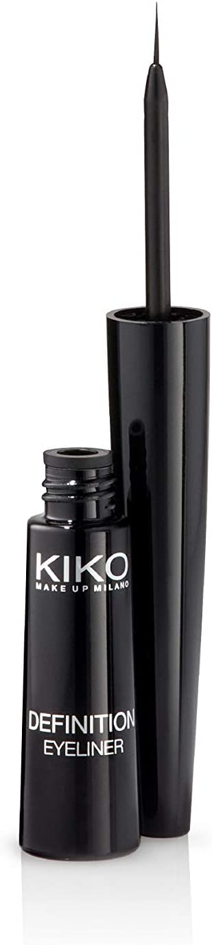 KIKO Milano Eyeliner - Definition Eyeliner | Liquid Eyeliner with Fine Brush Applicator