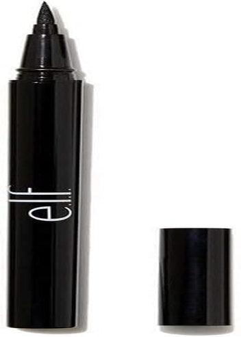 e.l.f. H2O Proof Eyeliner Pen, Felt Tip, Waterproof Liquid Formula, Jet Black, 0.02 Fl Oz (0.7Ml)