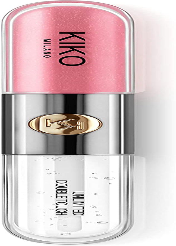 KIKO Milano Liquid Lipstick - Unlimited Double Touch 111 | Liquid Lipstick with a Bright Finish in a Two-Step Application. Lasts up to 12 Hours. No-Transfer Base Colour