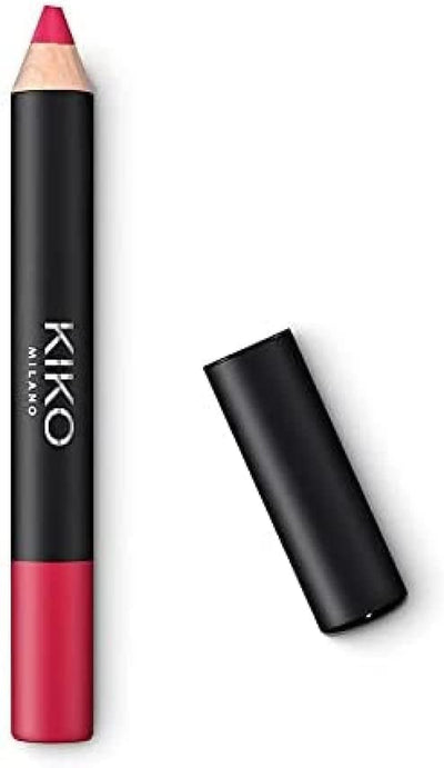 Kiko Milano Smart Fusion Matte Lip Crayon 04 | On-The-Go Pencil Lip Gloss