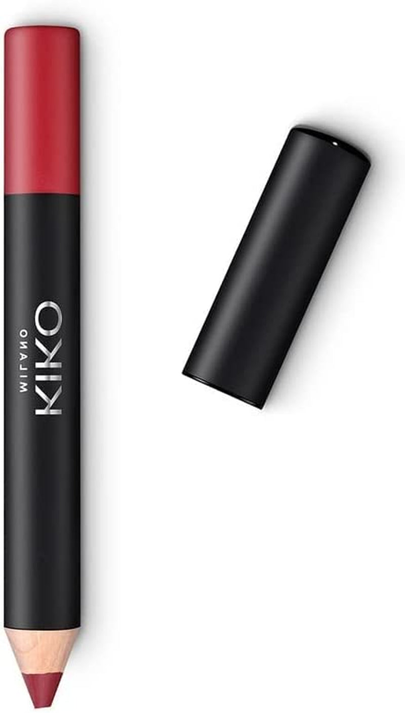 Kiko Milano Smart Fusion Matte Lip Crayon 06 | On-The-Go Pencil Lip Gloss