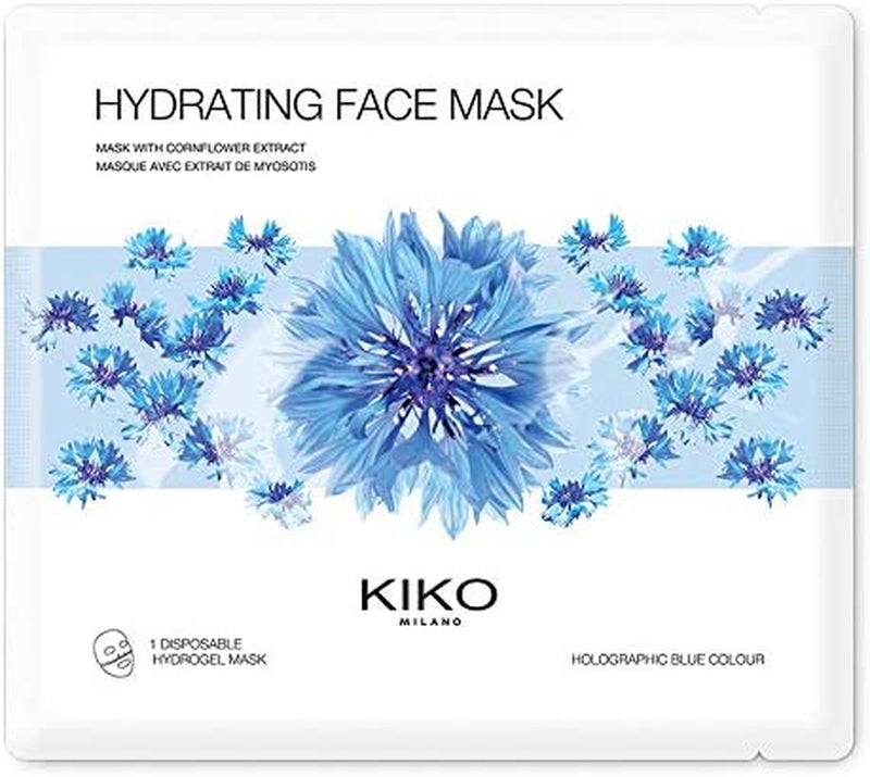 KIKO Milano Hydrating Face Mask |Moisturising Hydrogel Face Mask with Cornflower Extract