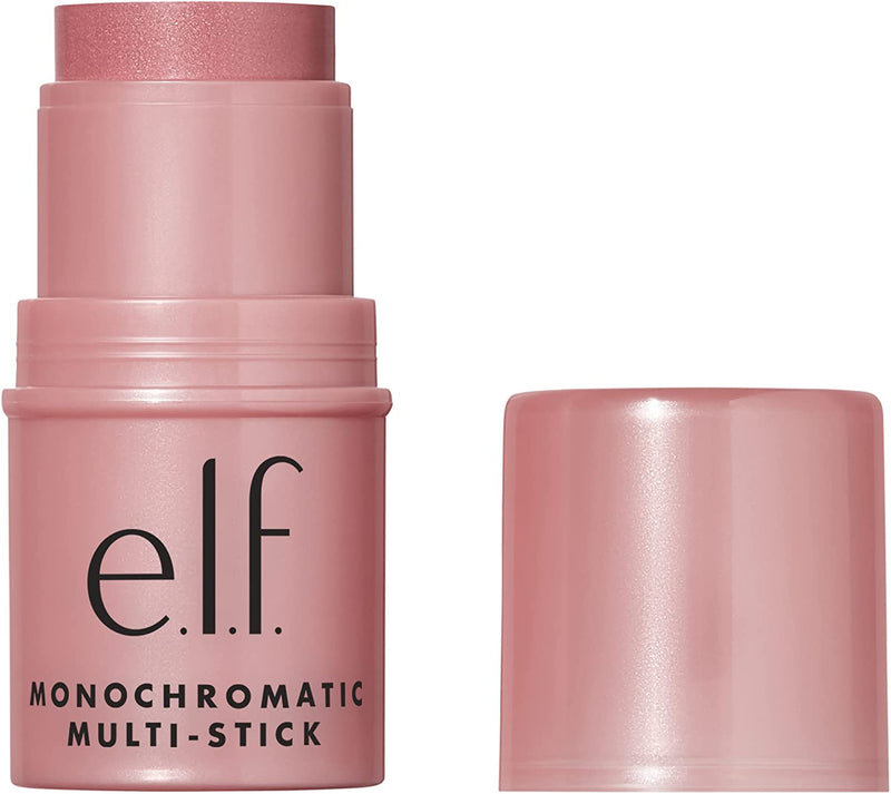 e.l.f. Monochromatic Multi Stick, Creamy, Lightweight, Versatile, Luxurious, Adds Shimmer, Easy to Use on the Go, Blends Effortlessly, Dazzling Peony 4.4G, 81346