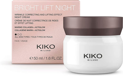 KIKO Milano Bright Lift Night | Renewing and Lifting Night Cream with Marine Collagen