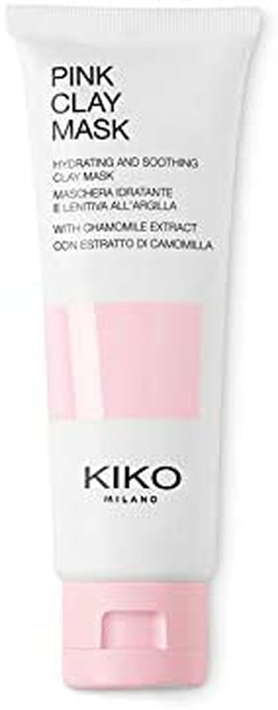 KIKO Milano Pink Clay Mask | Moisturising and Soothing Face Mask with Chamomile and Pink Clay